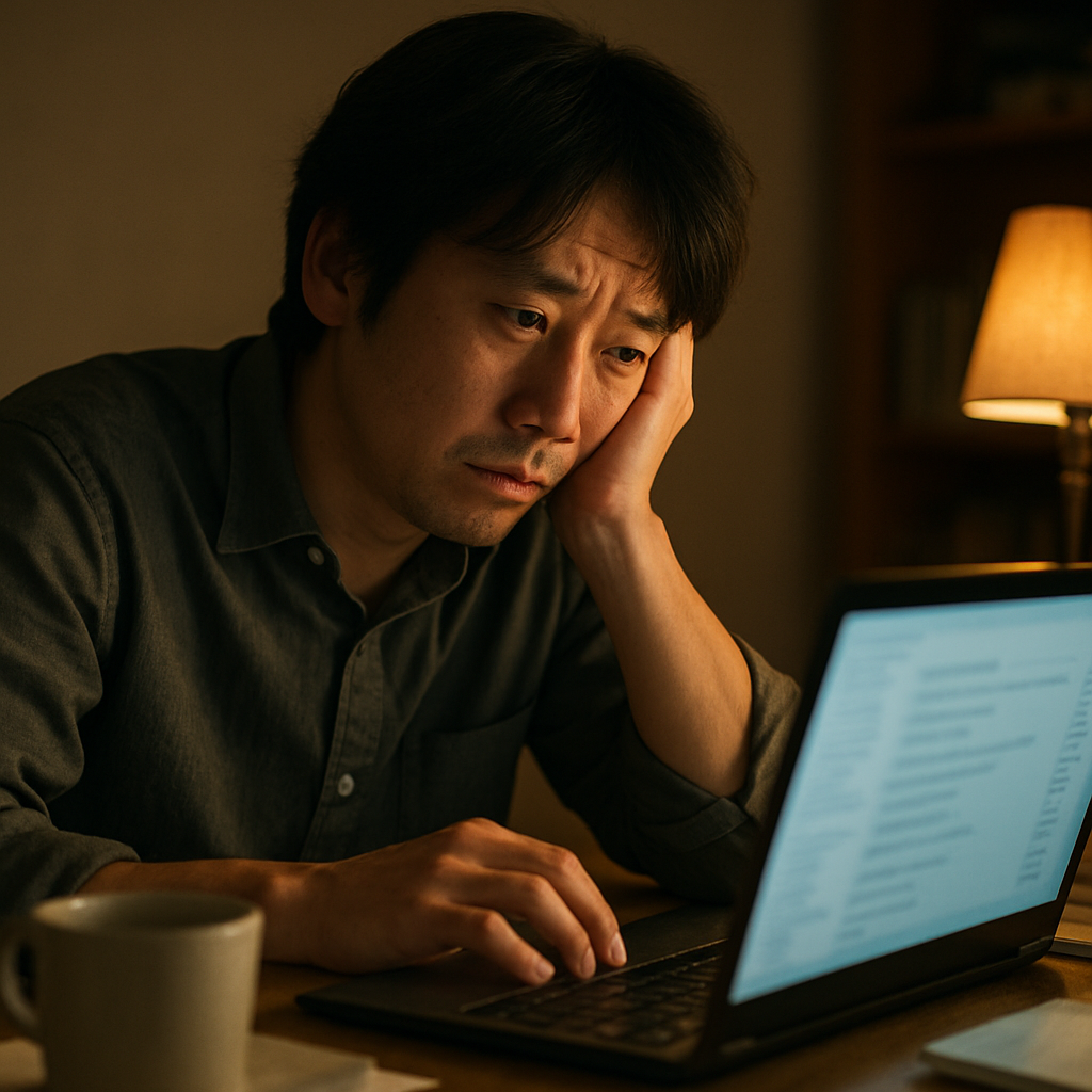 求人サイトを眺めて困っている人